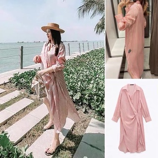 ĐẦM MIDI XOĂN EO  #ZARA AUTHENTIC TUỒN STORE