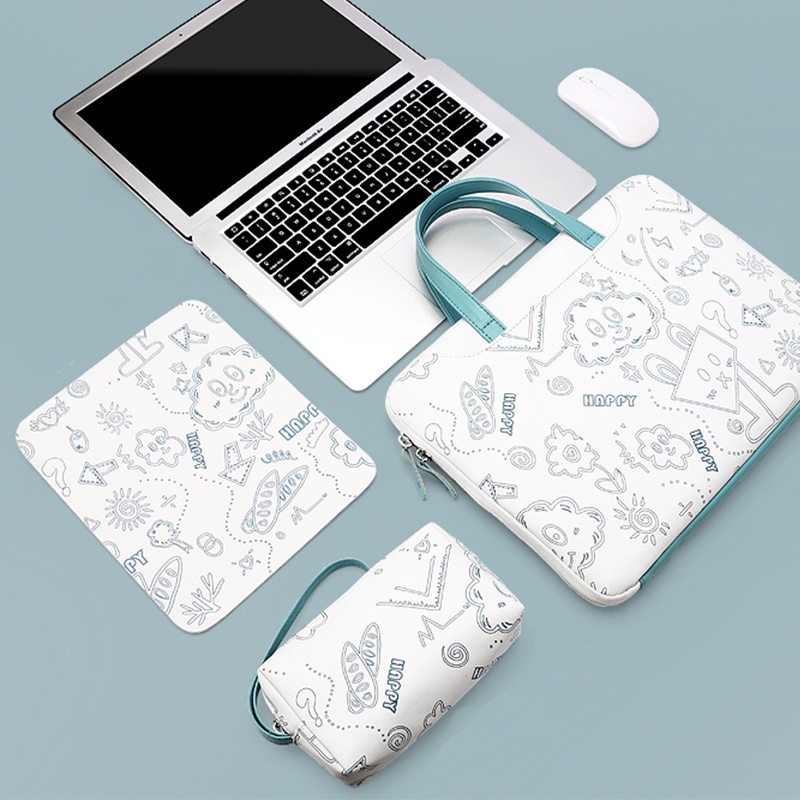 Túi đựng bảo vệ laptop 13.3 14 15.6 inch EVERTONER chống thấm nước hoạ tiết Graffiti độc đáo