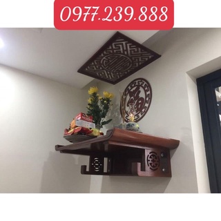 Bàn thờ gỗ sồi 61cm thọ cuốn link hoả tốc hà nội