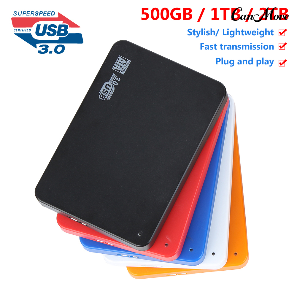 Ổ Cứng Ngoài Canmove 500g / 1t / 2t 2.5inch Usb 3.0 Hdd Cho Máy Tính | WebRaoVat - webraovat.net.vn