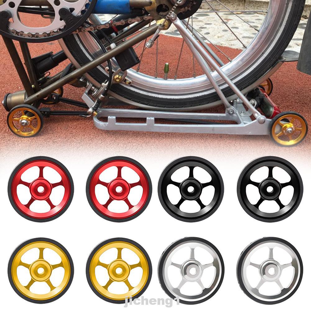 Set 2 Bánh Xe Đạp Bằng Hợp Kim Nhôm Thay Thế Cho Xe Đạp Brompton