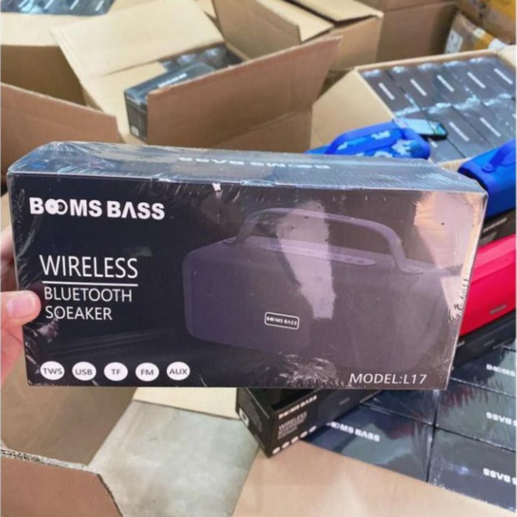 Loa bluetooth giá rẻ nghe nhạc mini Bombass L17 [✔️𝐇à𝐧𝐠 𝐂𝐡𝐮ẩ𝐧] Hỗ trợ thẻ nhớ,FM,audio