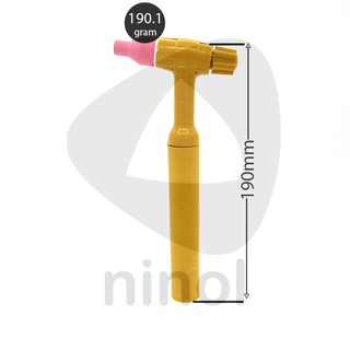 Tay mỏ hàn, đuốc hàn tig QQ150 màu vàng làm mát bằng khí