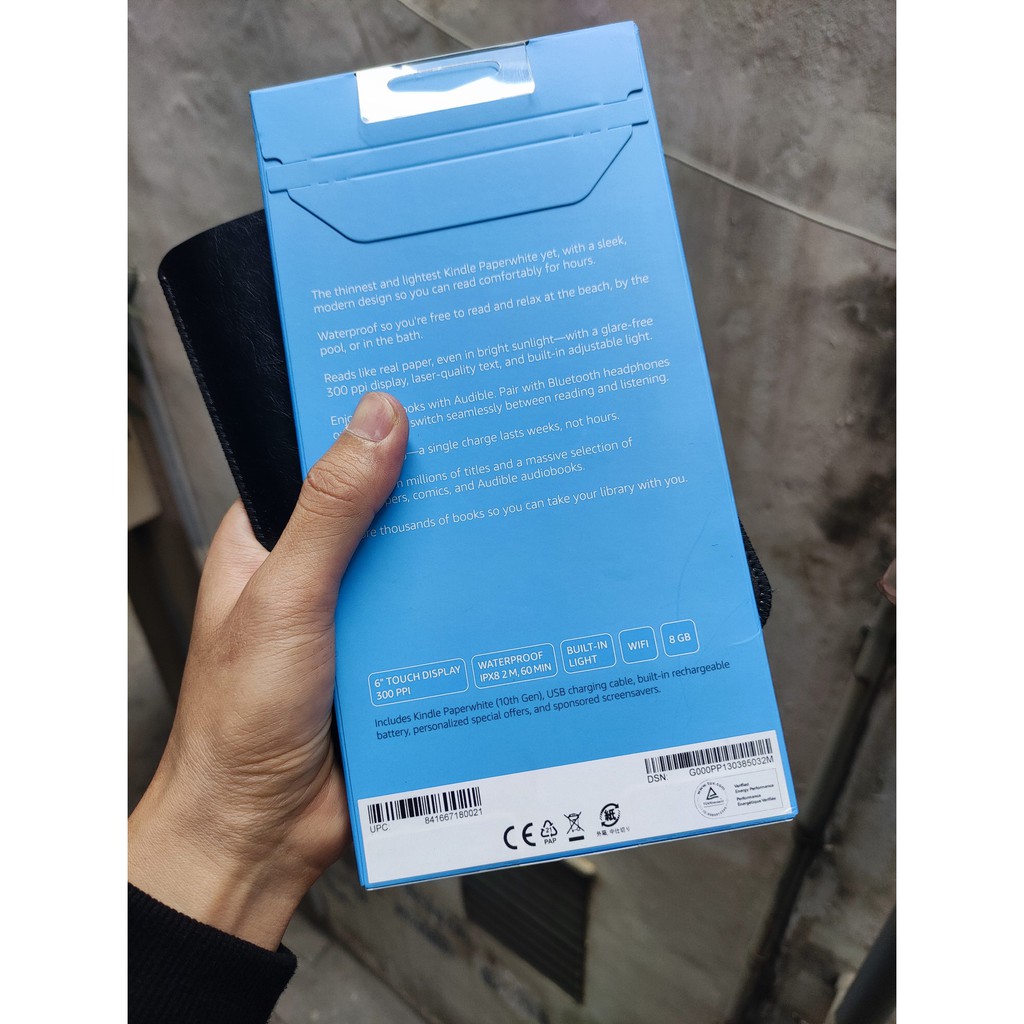 Máy đọc sách Kindle Paper White gen 4 (10th) nguyên seal tặng kèm túi da cao cấp | WebRaoVat - webraovat.net.vn