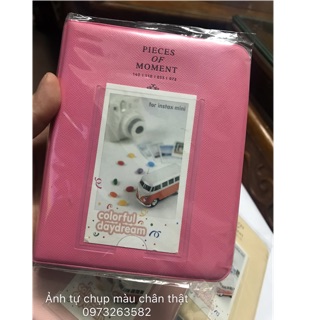 ( Có sẵn, số lượng lớn) Hồng đậm cá tính SỔ ĐỰNG Card, Lomo card ,thẻ ATM, ảnh Polaroid