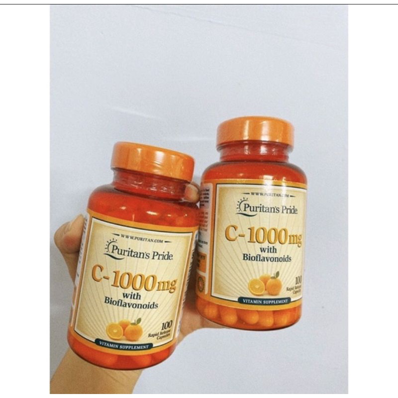 Viên uống Puritan Pride Vitamin C C-1000 hộp 100 viên