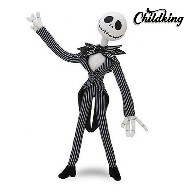 Búp bê nhồi bông hình nhân vật phim Nightmare Before Christmas jack skellington