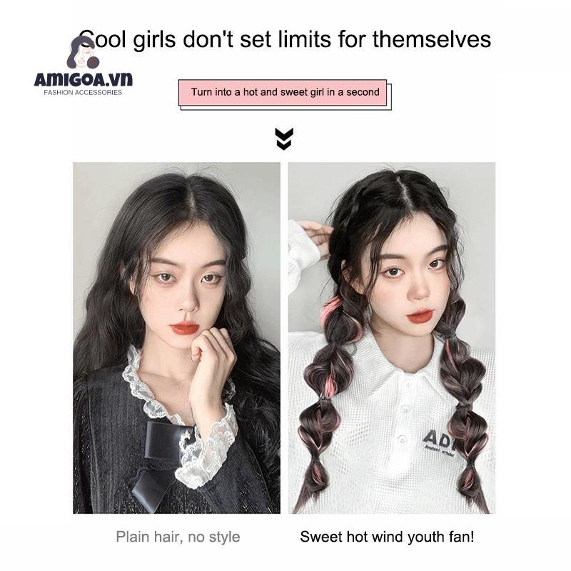 ✨✨1 Pcs Bộ Tóc Giả Thắt Bím Đuôi Ngựa Dài Xinh Xắn Cho Nữ
