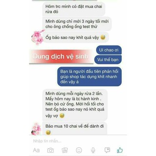 DUNG DỊCH VỆ SINH PHỤ NỮ LINH NHÂM.