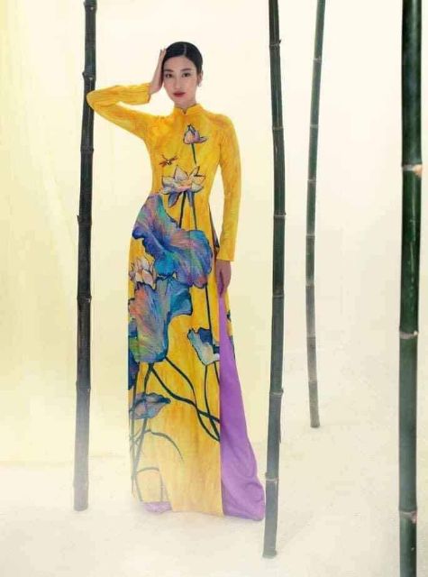 🌻SALE 2 MẪU ÁO DÀI LUA 3D MAY SẴN CHI 151K 1 áo may sẵn