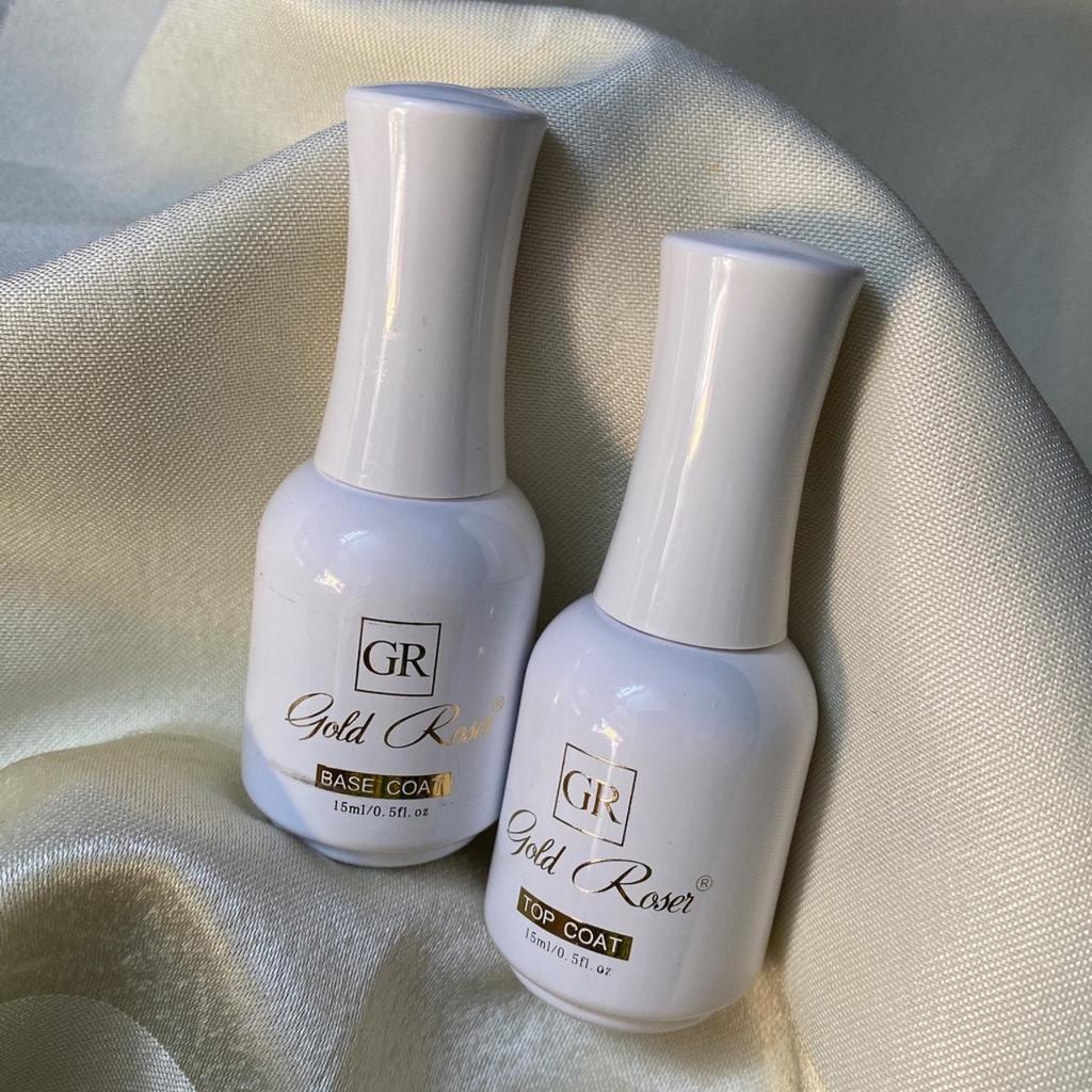 Sơn gel base top Gold Roser, base top hoa hồng chính hãng