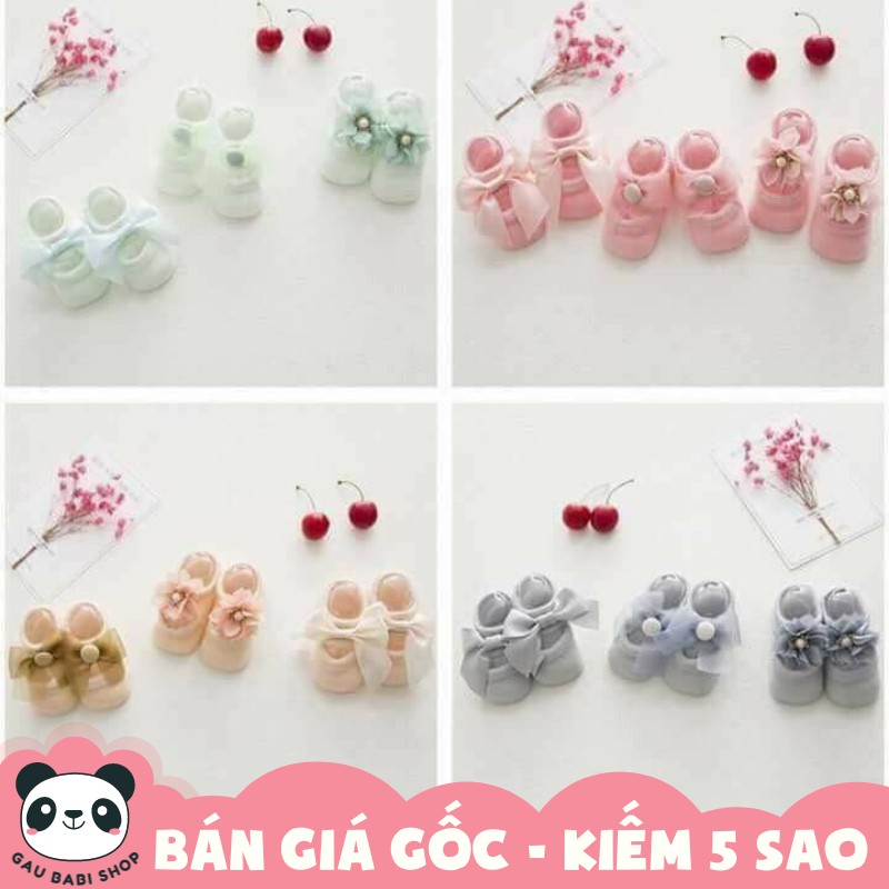 Set 3 đôi tất hài công chúa cho bé yêu