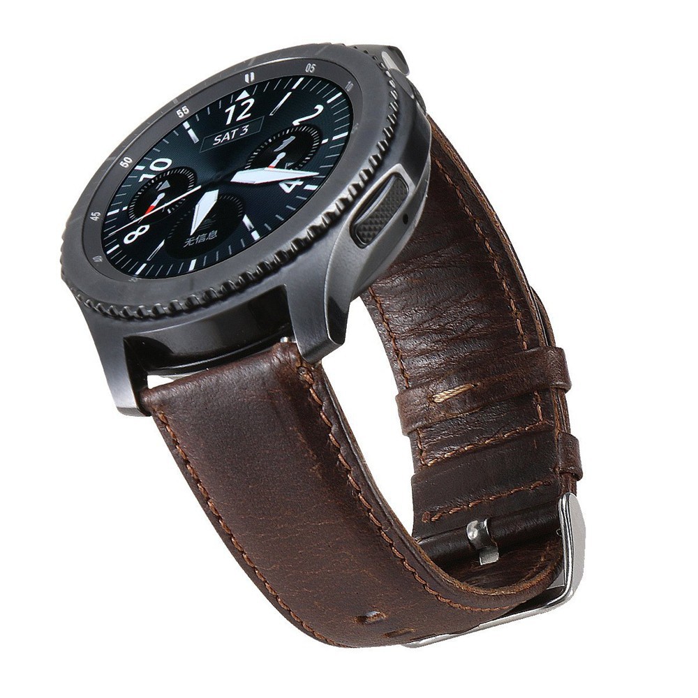 Dây Đeo Bằng Da Thật 22Mm Cho Đồng Hồ Samsung Gear S3 Frontier / Classic
