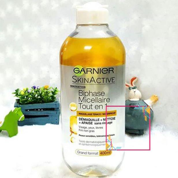 Nước Tẩy Trang Garnier Micellar Vàng Dầu Pháp (400ml) tẩy trang sạch sâu, hiệu quả - 2016 Skincare