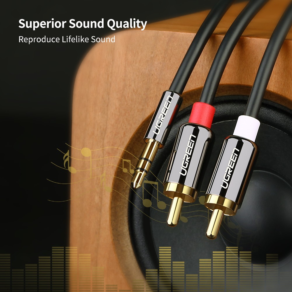 Cáp Audio 1 ra 2 dài 1,5m cao cấp