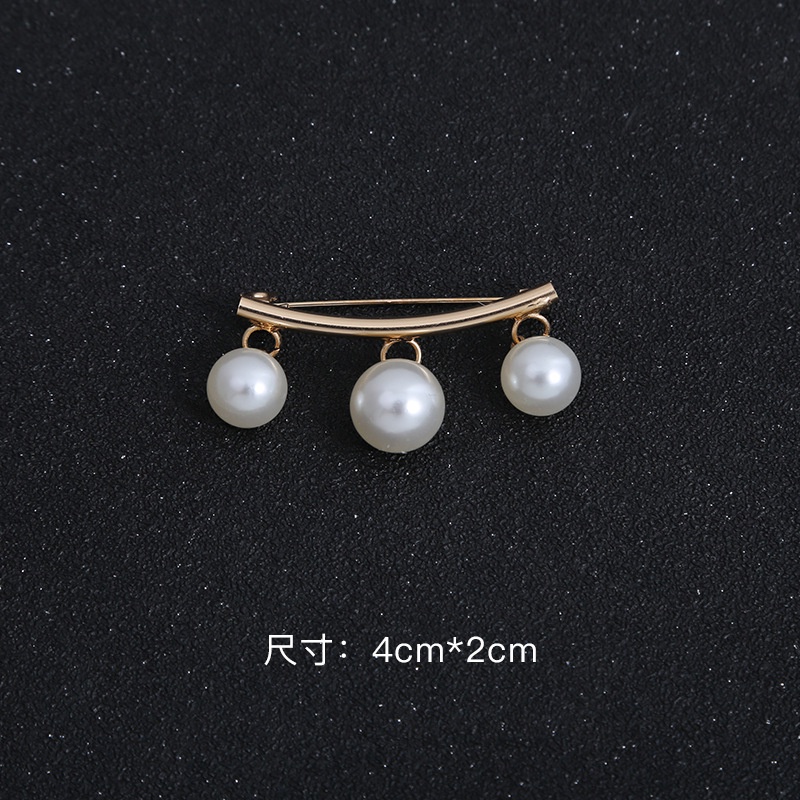 Ghim Cài Áo Hình Hoa Đính Ngọc Trai Nhân Tạo Thời Trang