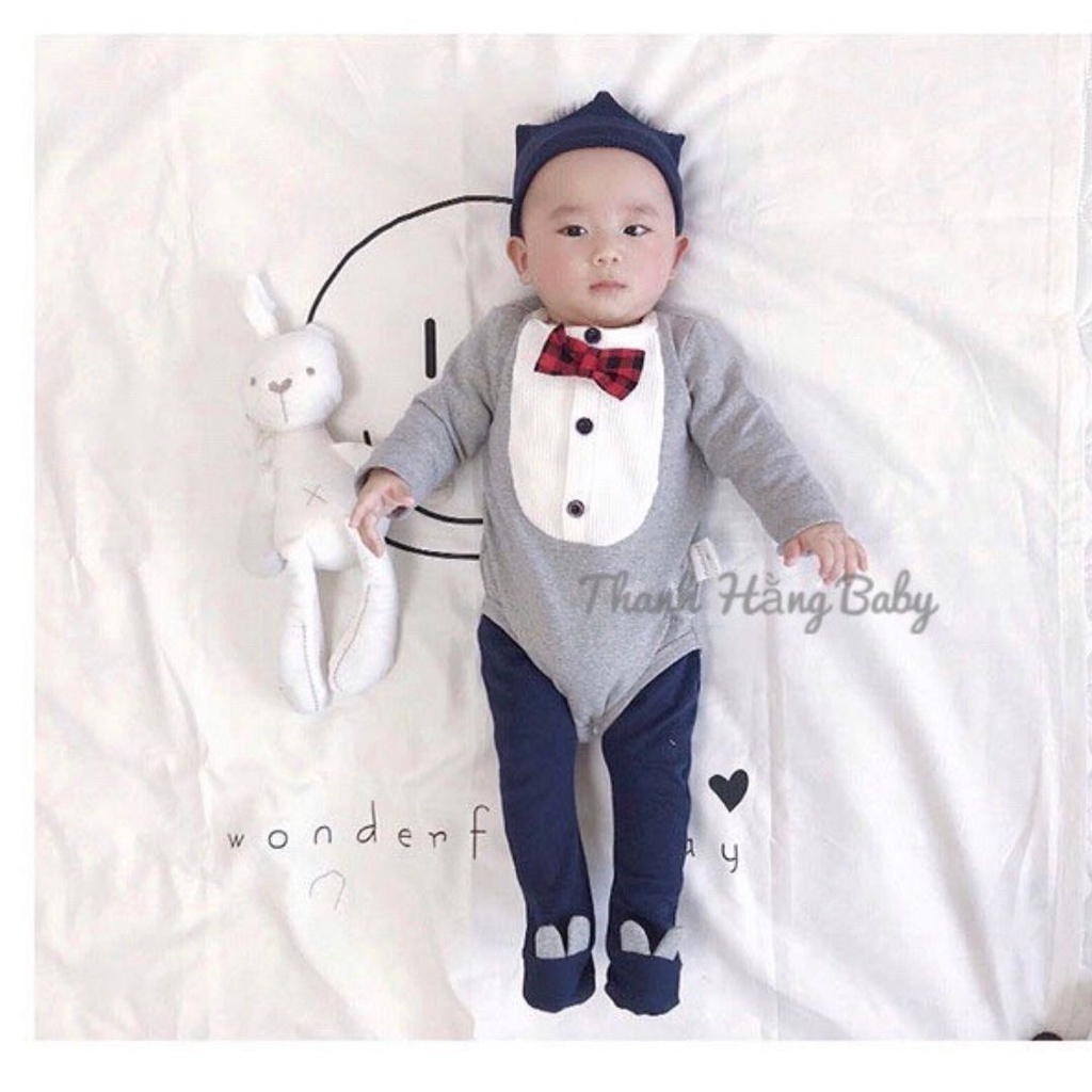 Bodysuit Dài Tay Cho Bé , Body Cho Bé Thanh Hằng Baby 5 - 13 Kg