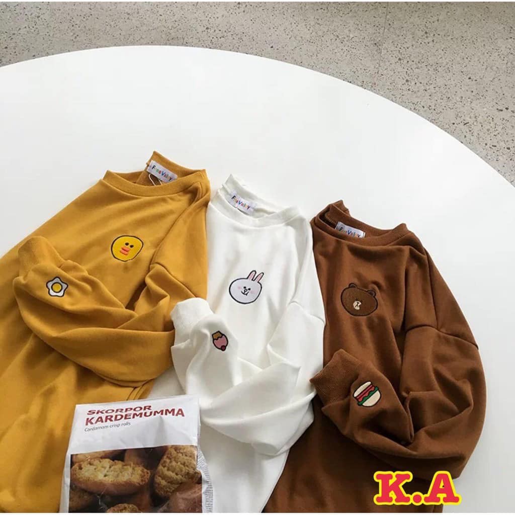 Áo Sweater nỉ thỏ vịt | BigBuy360 - bigbuy360.vn