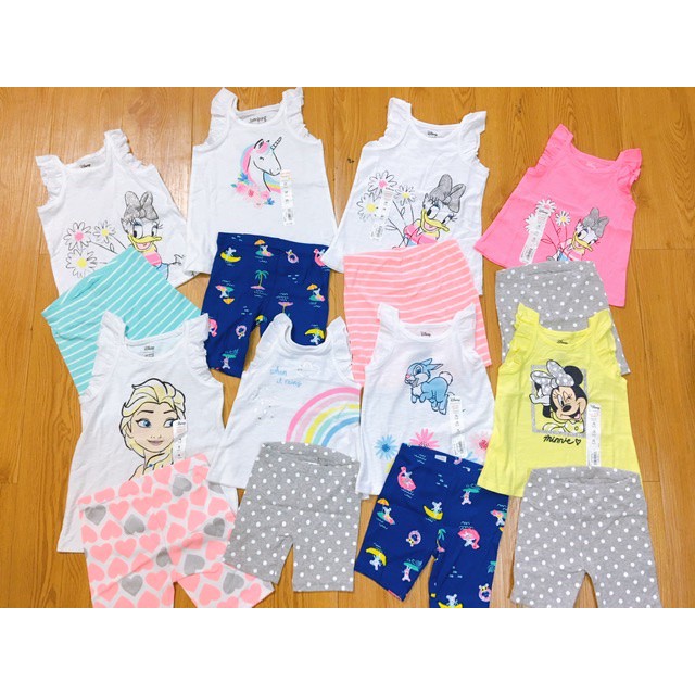Set bộ bé gái tay cánh tiên quần legging