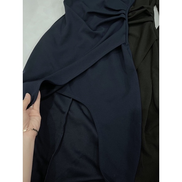 Đầm maxi xẻ vạt xuất dư xịn