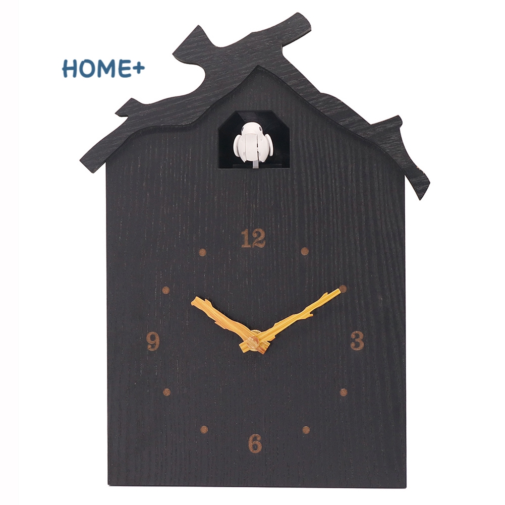 Đồng Hồ Treo Tường Hình Ngôi Nhà Gỗ Đơn Giản
