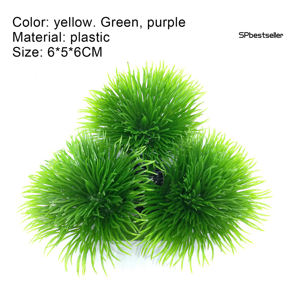 Cây Cảnh Nhân Tạo Bằng Nhựa Không Phai Màu Trang Trí Bể Cá