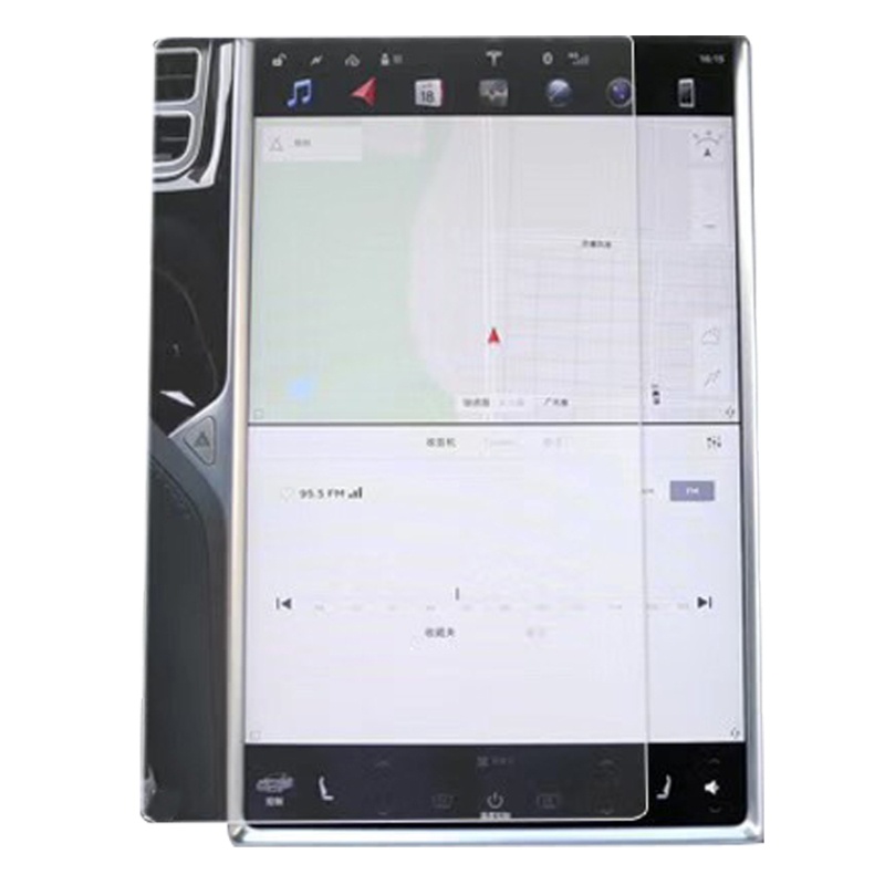 Kính Cường Lực Bảo Vệ Màn Hình Chống Dấu Vân Tay Cho Model 3 Y X S Touchscreen 15 17 Inch