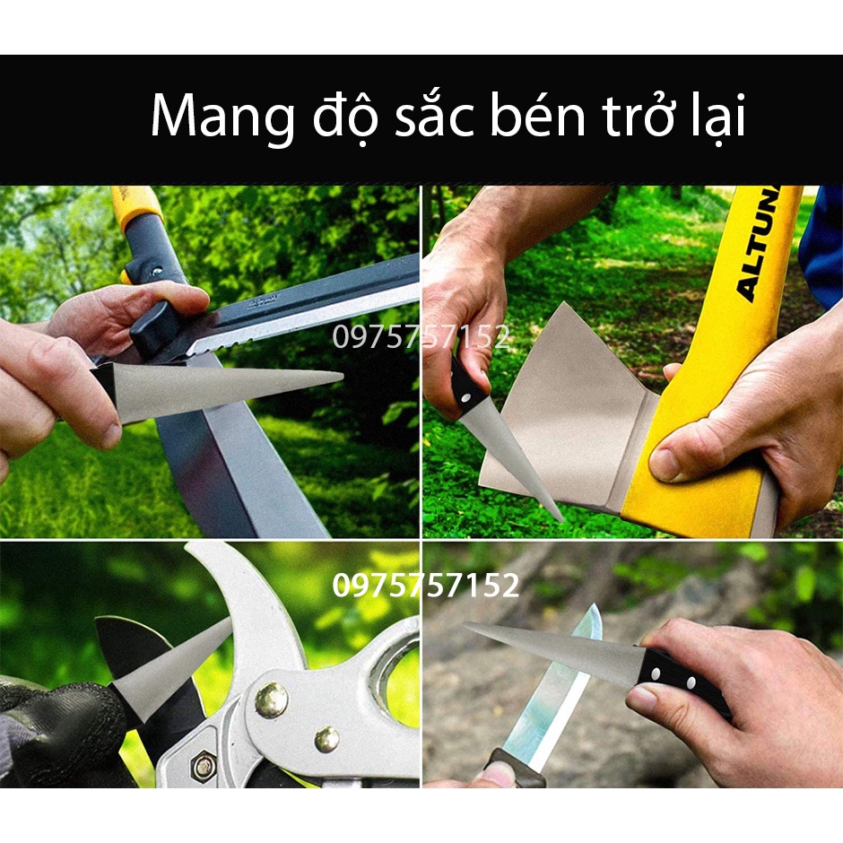 Dũa kim cương mài dao kéo cắt cành tiêu chuẩn Nhật Bản thép carbon cao cấp T2 chống mài mòn, giũa đa năng mài kéo bonsai