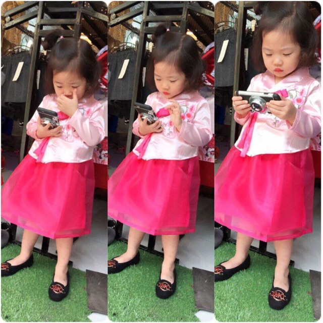 Váy hanbok cho bé