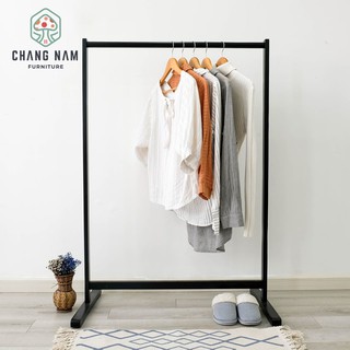 [ Size 1M ]GIÁ TREO QUẦN ÁO GỖ MÀU ĐEN - SIMPLE HANGER SIZE L BLACK