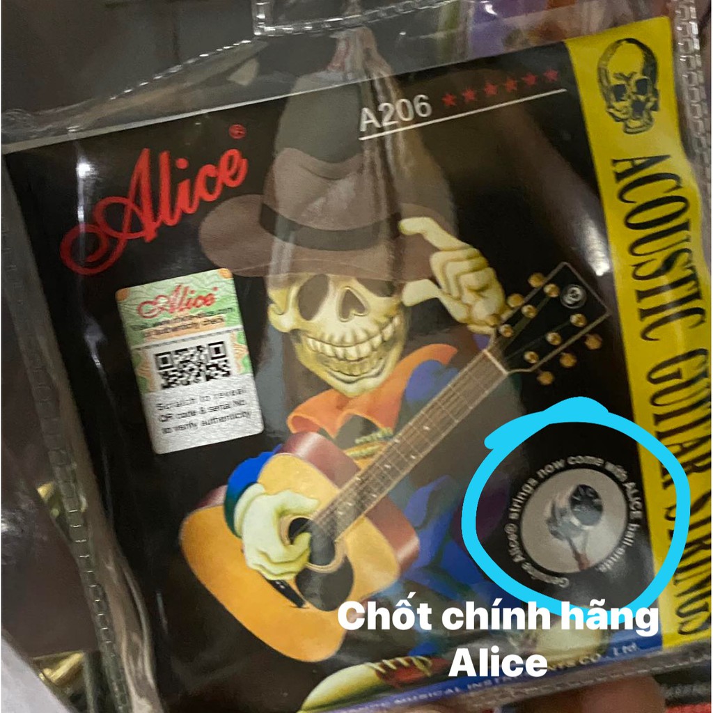 Phụ Kiện Guitar Dây Đàn Guitar Chính Hãng Alice A206-SL