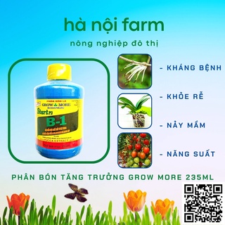 Phân bón lá B1 Growmore chai 235ml hàng Mỹ chuyên dùng hoa Phong Lan
