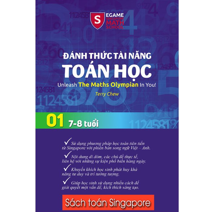 Sách Đánh Thức Tài Năng Toán Học - Tập 1 (7-8 Tuổi)