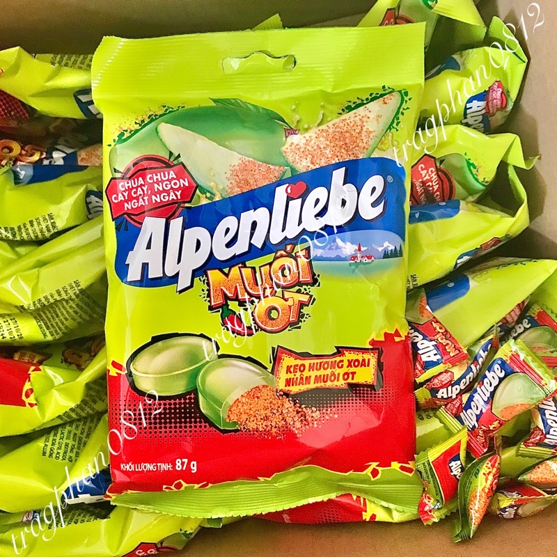Kẹo Alpenliebe xoài muối ớt (gói 87g ~ 30 viên)