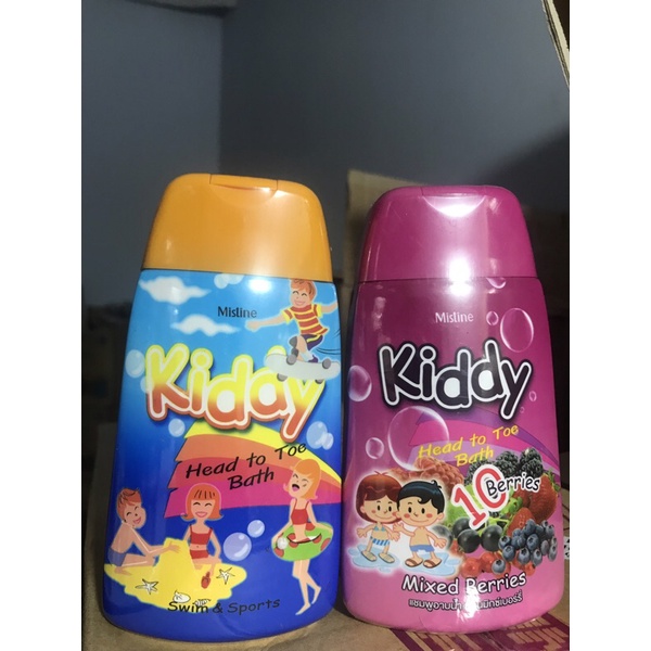 Sữa tắm gội toàn thân cho bé thương hiệu Mistine Kiddy 200ML thái lan (màu ngẫu nhiên)