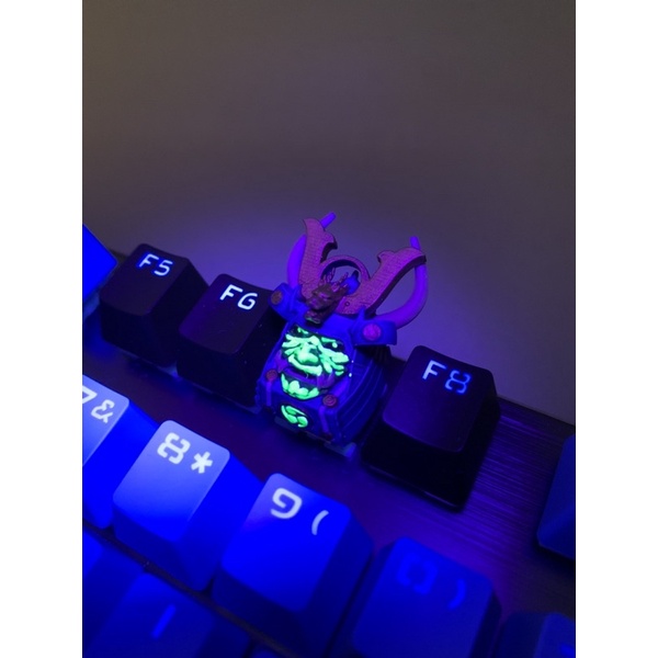 Nút bàn phím cơ hình nhân vật Shogun Nhật Bản/ Resin keycap/ Keycap set/ Esc keycap/ Gift for gamer
