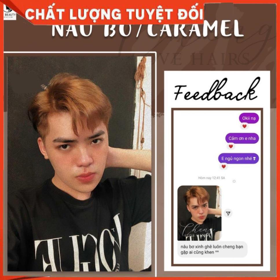 Thuốc nhuộm tóc Nâu CARAMEL kèm bộ dụng cụ nhuộm tóc
