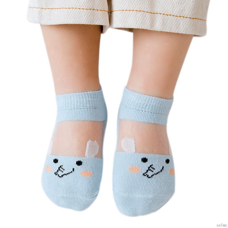 Set 5 cặp vớ vải cotton hoạt hình xinh xắn dễ thương cho bé