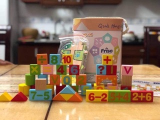 Bộ lego lắp gép bằng gỗ