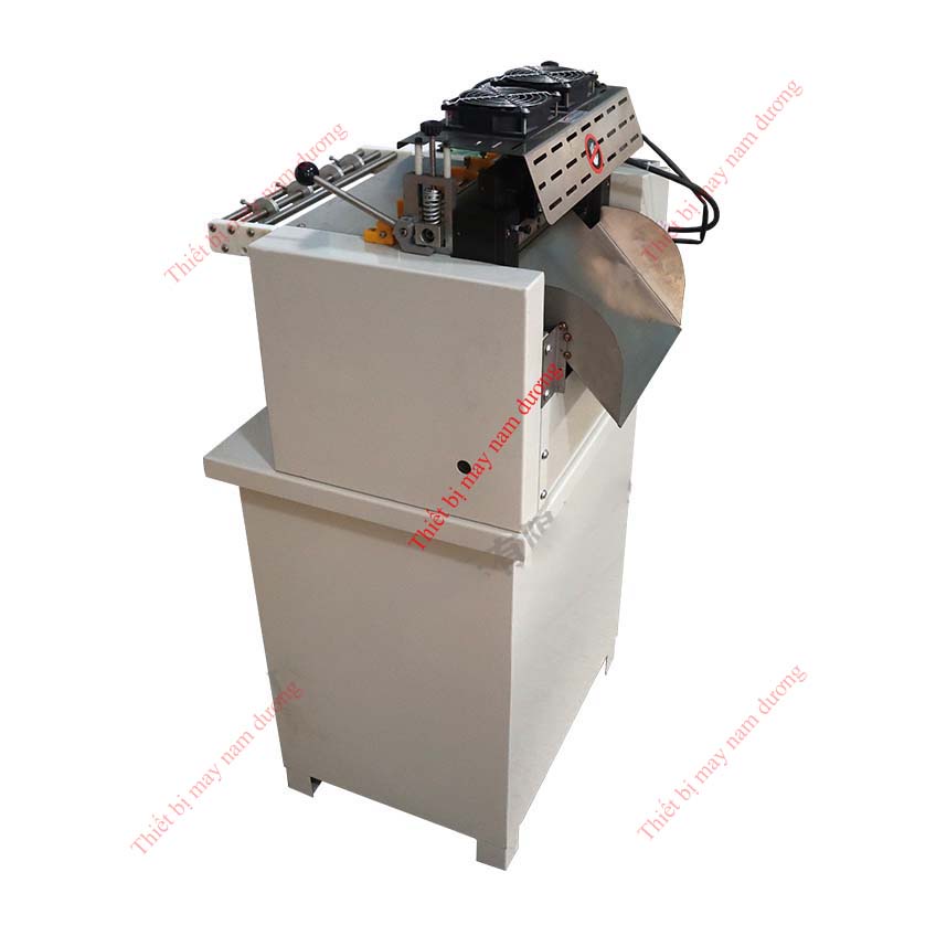 Máy cắt nhãn mác  dây viền  tự động cắt dây đai đa năng lớn dao cắt rộng 25 cm ( bảo hành 12 tháng )