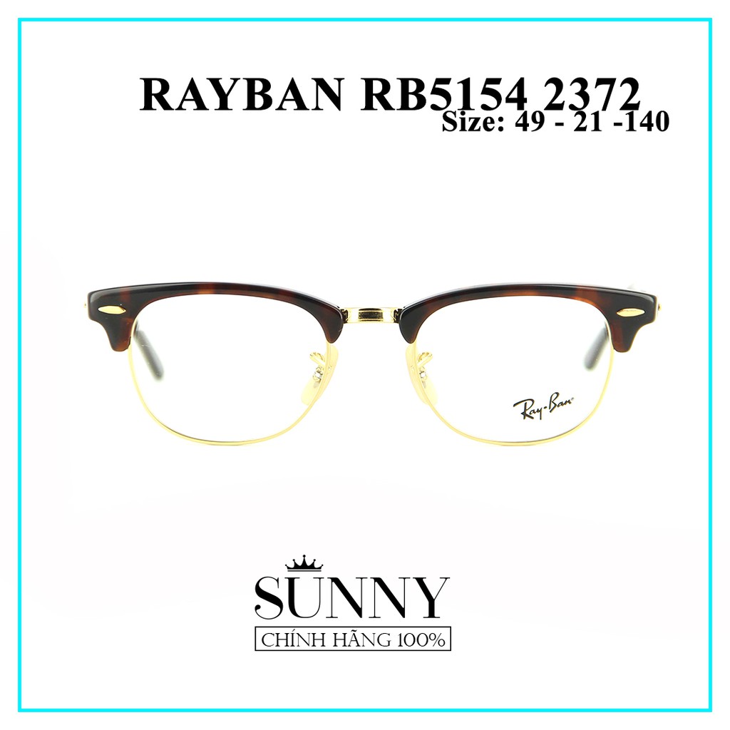 Gọng kính Rayban RB5154-2372 - sp chính hãng có tem thẻ bảo hành toàn quốc, thiết kế dễ đeo bảo vệ mắt