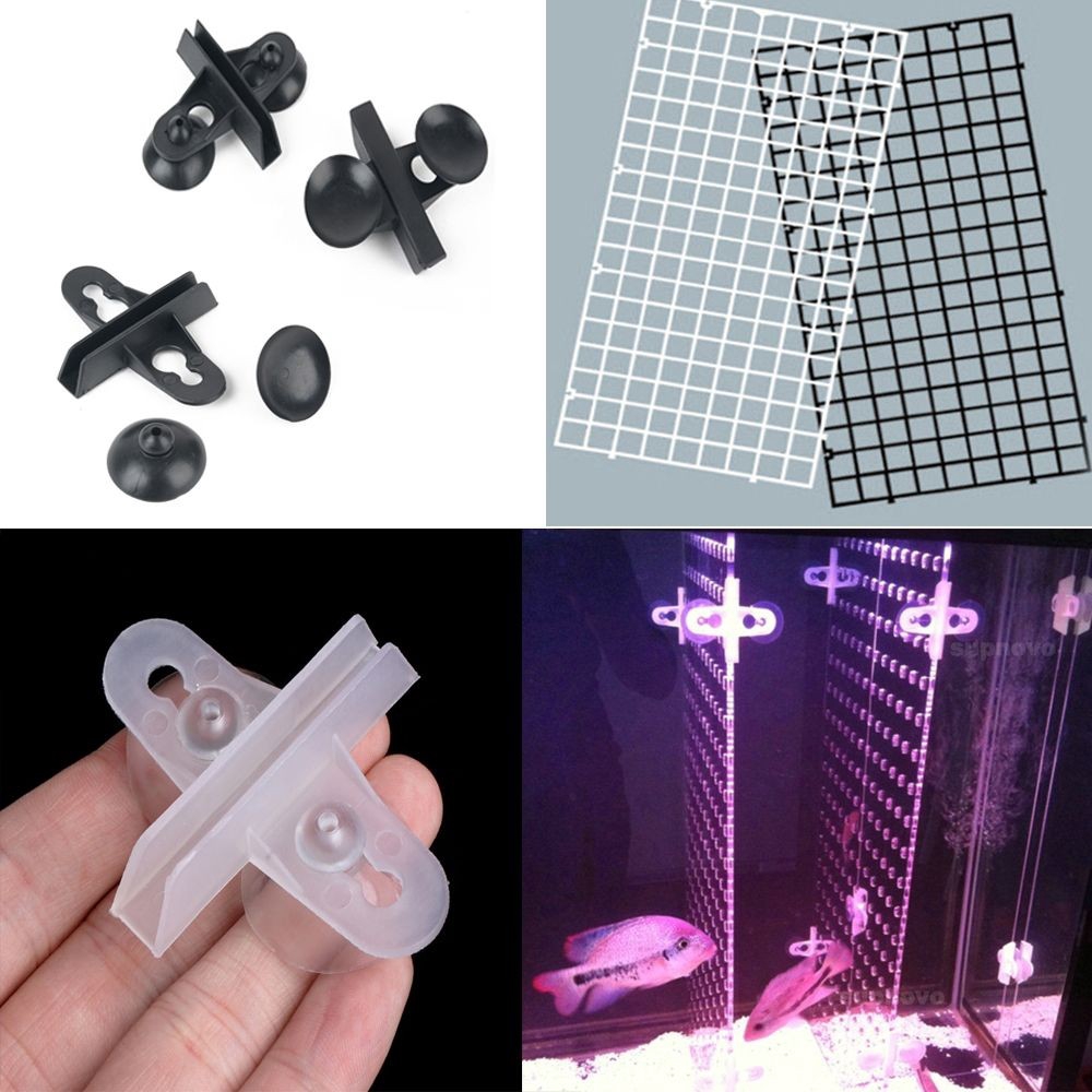 CONOPERY Bộ bảng ngăn bể cá hoặc 6/12 chân hít chuyên dụng