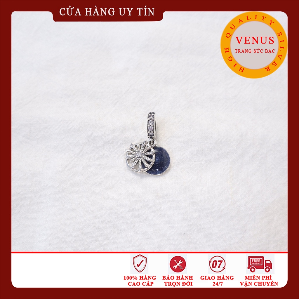 [Charm bạc 925 cao cấp] Charm treo hoa tuyết- Mã sản phẩm VENUSPH