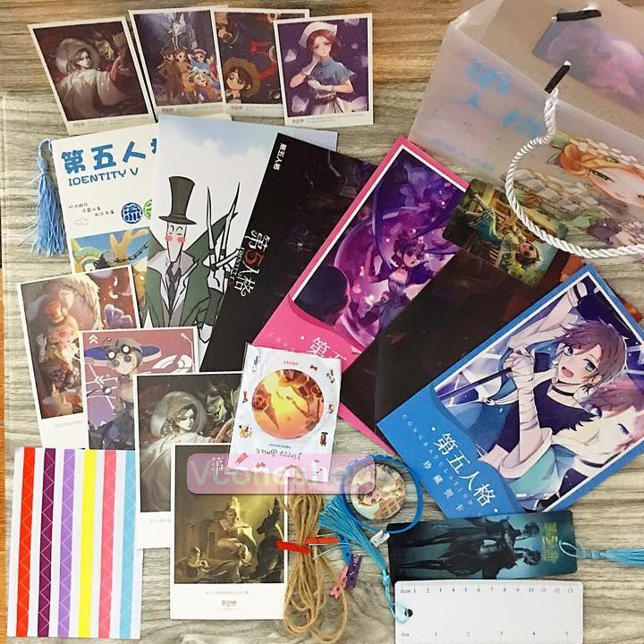 (new) Túi quà trong suốt Identity V Nhân cách thứ năm có album ảnh bookmark postcard poster in hình anime chibi