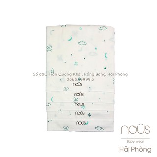 Set 5 khăn sữa thỏ mây xanh nous