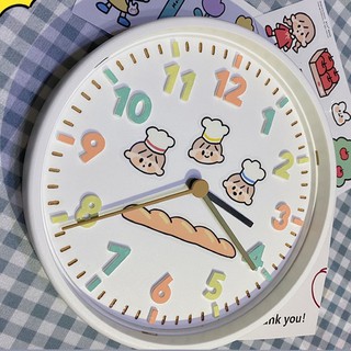 ĐỒNG HỒ TREO TƯỜNG SÁNG TẠO TÔ MÀU DỄ THƯƠNG (CÓ TẶNG STICKERS)