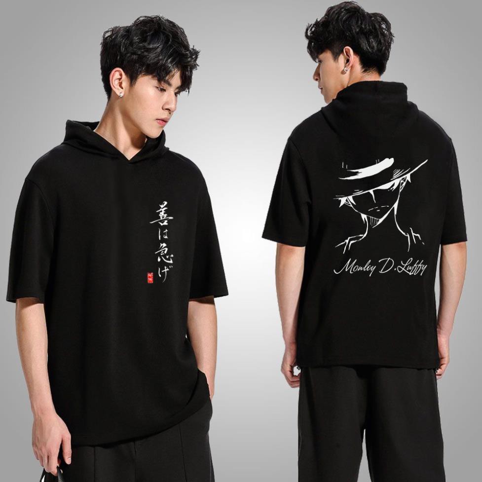 SALE-BST Áo Thun Hoodie tay lỡ Anime Darling in the Franxx - One PIece - Naruto cực chất - giá tốt nhất