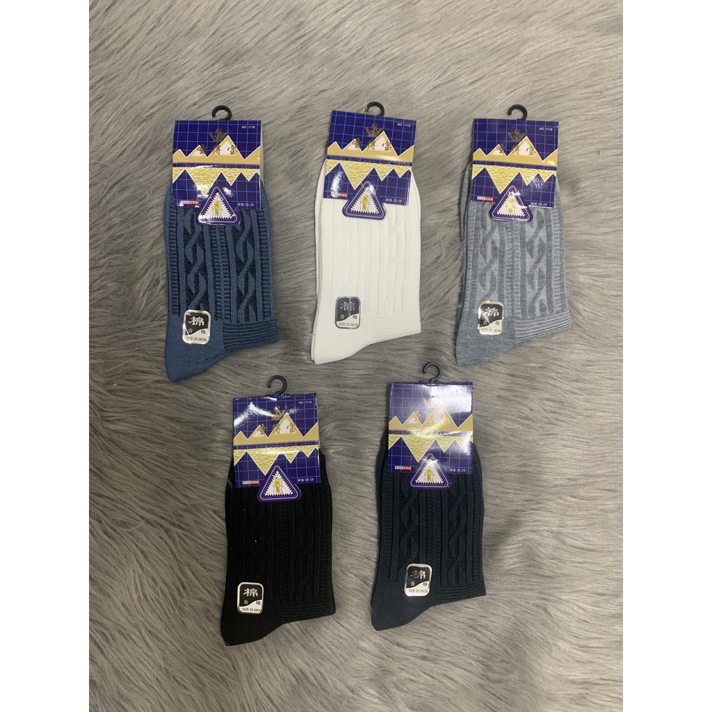 HCM] 6 và 12 đôi tất nam , vớ nam, loại dài , siêu đẹp  chất , co giãn thoáng mát , ảnh thật , bảo đảm giao đúng hàng