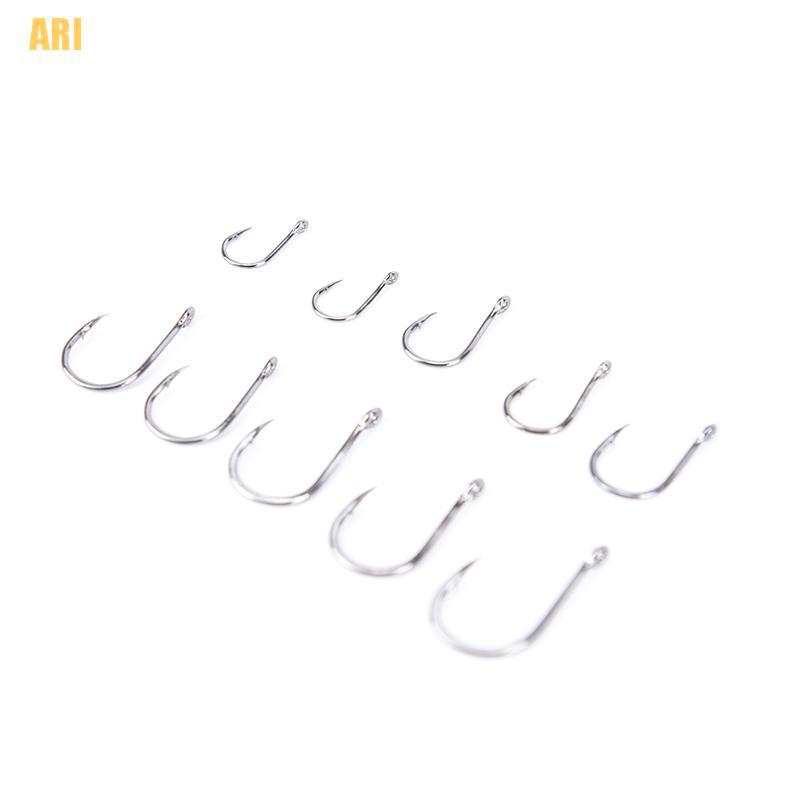 Bộ 100 Móc Câu Cá Bằng Thép Không Gỉ