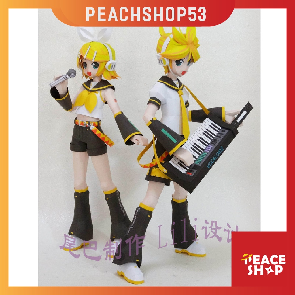 Mô Hình Giấy Kagamine Rin Kagamine Len - Vocaloid TS31